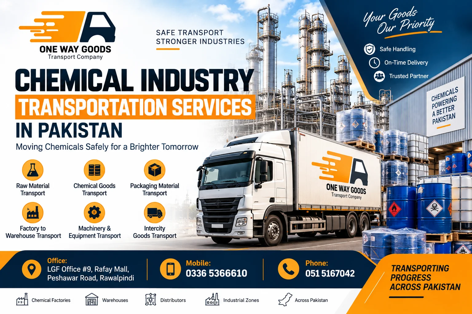 Chemical Industry Transportation Services in Pakistan