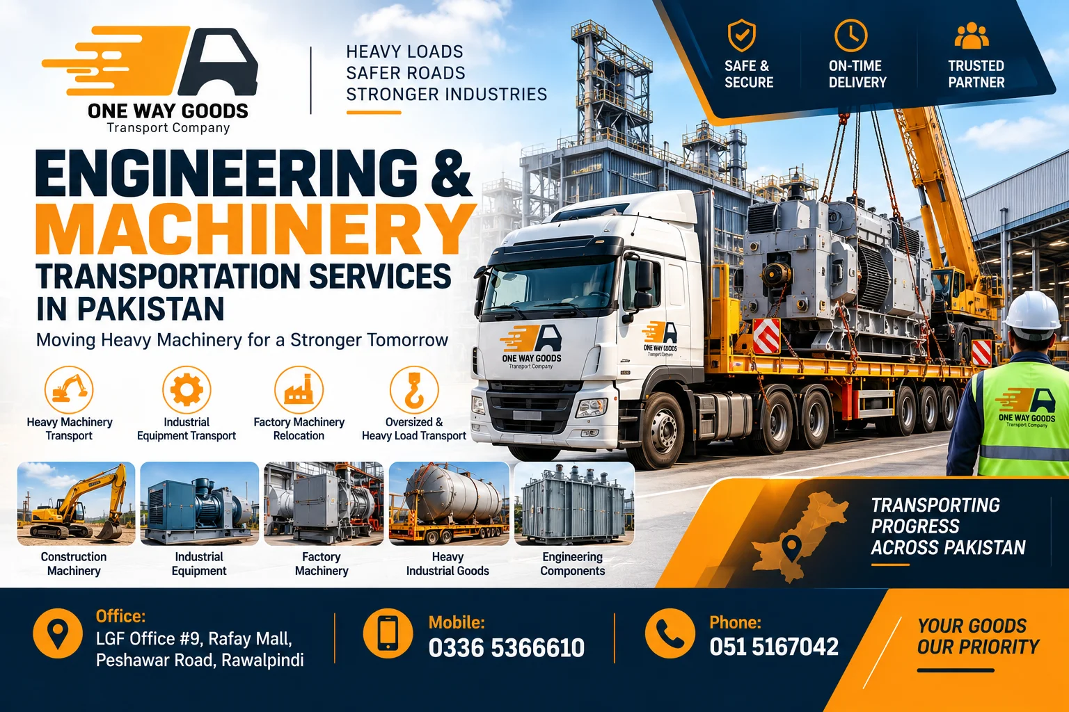Engineering & Machinery Transportation Services in Pakistan