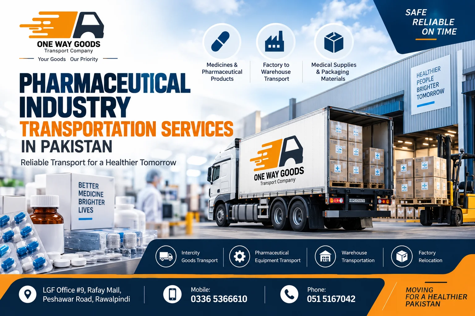 Pharmaceutical Industry Transportation Services in Pakistan