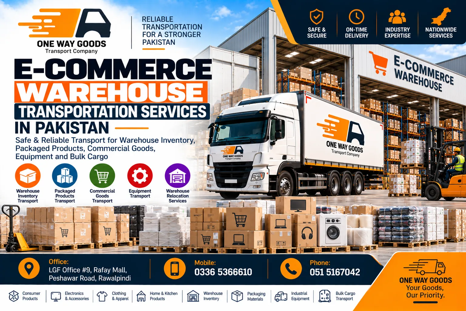 E-Commerce Warehouse Transportation Services in Pakistan